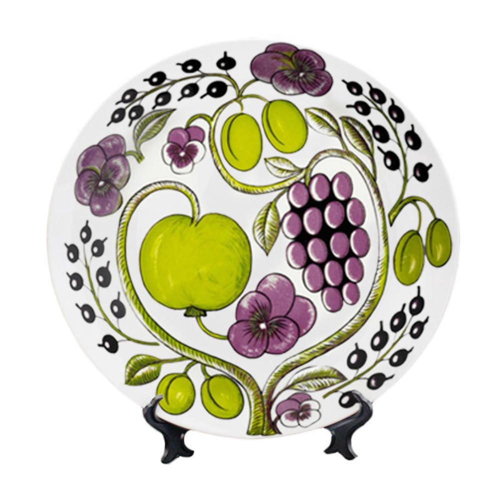 Amazon.co.jp: アラビア食器20cmプレートフルーツ柄プレート陶器装飾